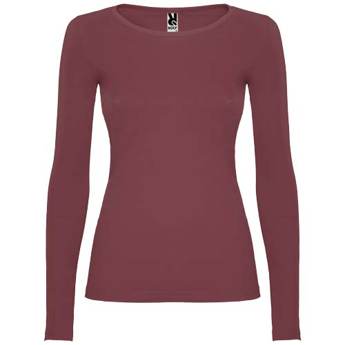 T-shirt promotionnel 160g manches longues femme Extreme Roly Rouge baie